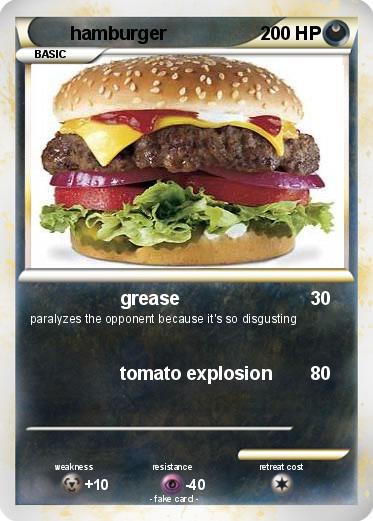 Pokemon hamburger