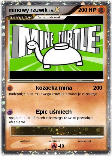 Pokemon minowy rzuwik