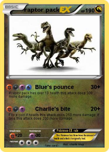 Pokemon raptor pack