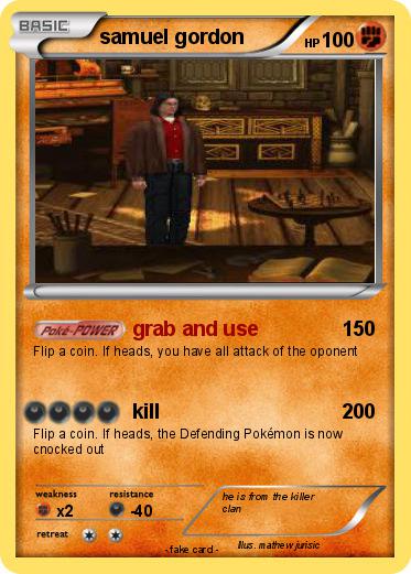 Pokemon samuel gordon
