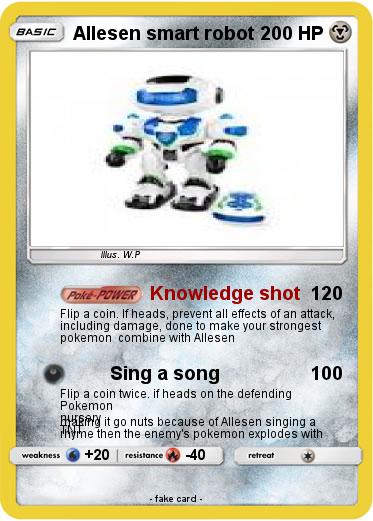 Pokemon Allesen smart robot