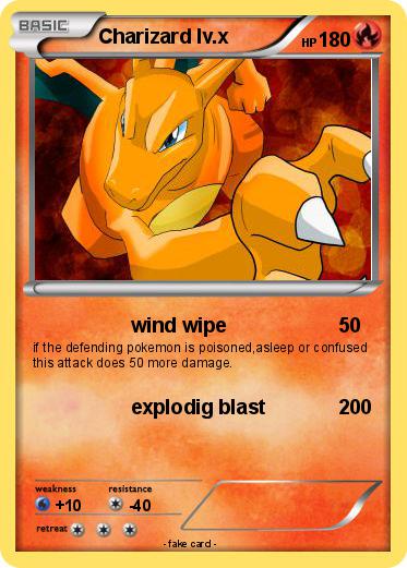 Pokemon Charizard lv.x