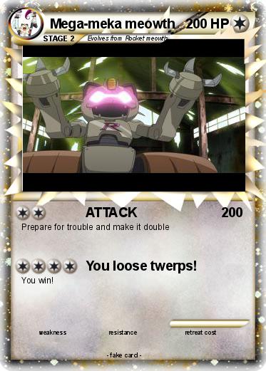 Pokemon Mega-meka meowth