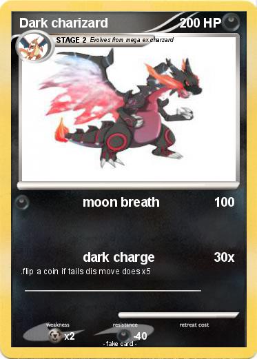 Pokemon Dark charizard