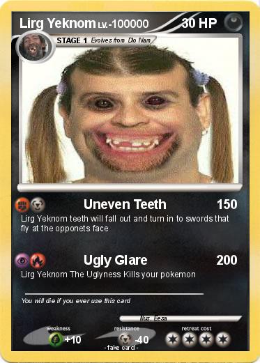 Pokemon Lirg Yeknom