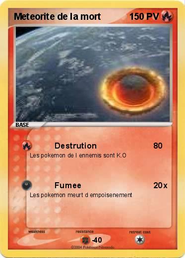 Pokemon Meteorite de la mort 
