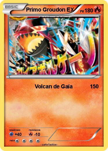 Pokemon Primo Groudon EX