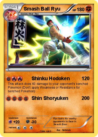 Pokemon Smash Ball Ryu
