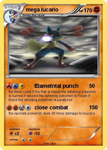 Pokemon mega lucario