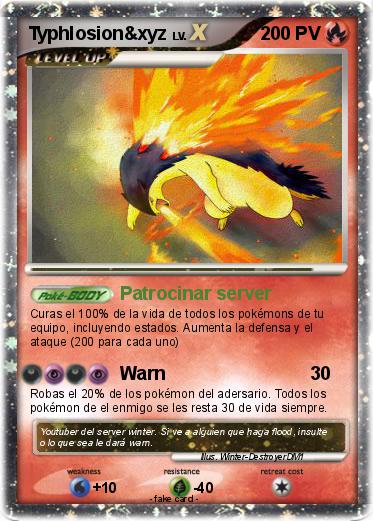 Pokemon Typhlosion&xyz