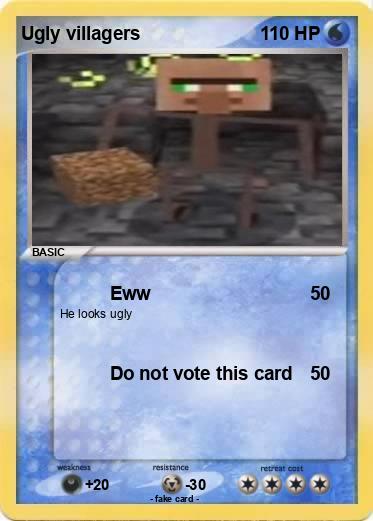 Pokemon Ugly villagers