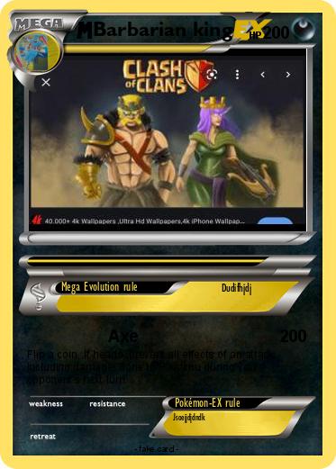 Pokemon Barbarian king