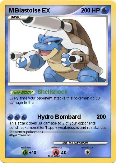 Pokemon M Blastoise EX