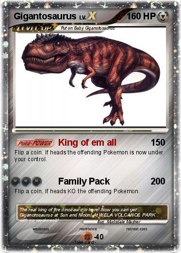 Pokemon Gigantosaurus