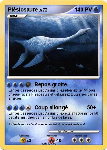 Pokemon Plésiosaure