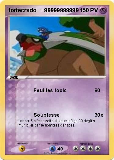 Pokemon tortecrado     99999999999                 