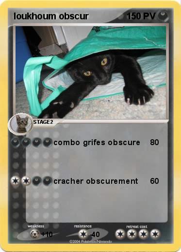 Pokemon loukhoum obscur