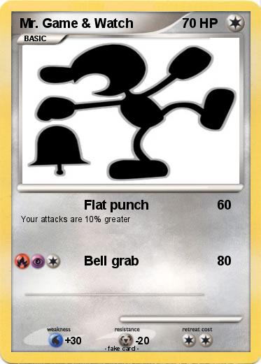 Pokemon Mr. Game & Watch