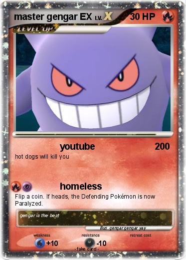 Pokemon master gengar EX