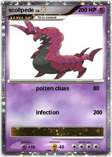 Pokemon scolipede