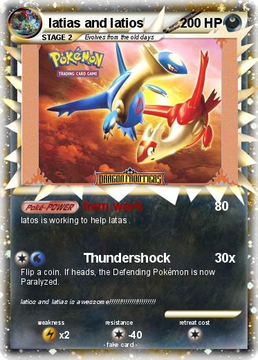Pokemon latias and latios