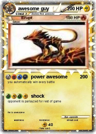 Pokemon awesome guy