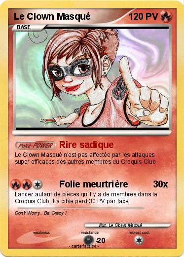 Pokemon Le Clown Masqué