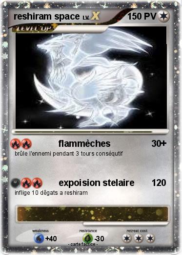 Pokemon reshiram space