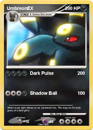 Pokemon UmbreonEX