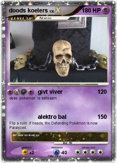 Pokemon doods koelers