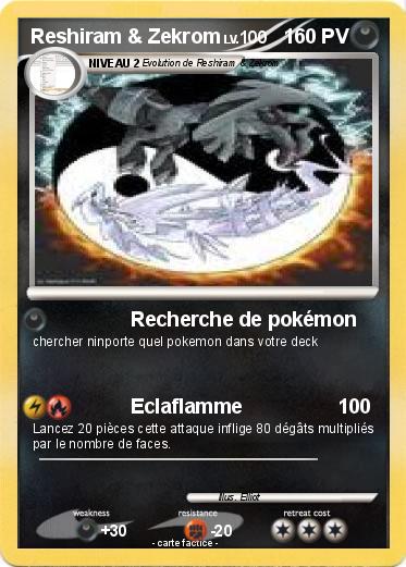 Pokemon Reshiram & Zekrom