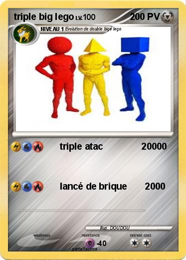 Pokemon triple big lego