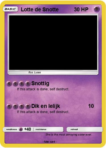 Pokemon Lotte de Snotte