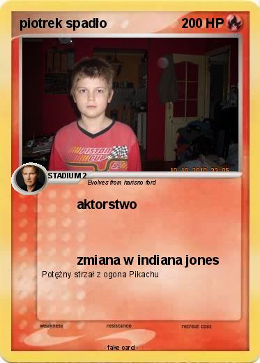 Pokemon piotrek spadło