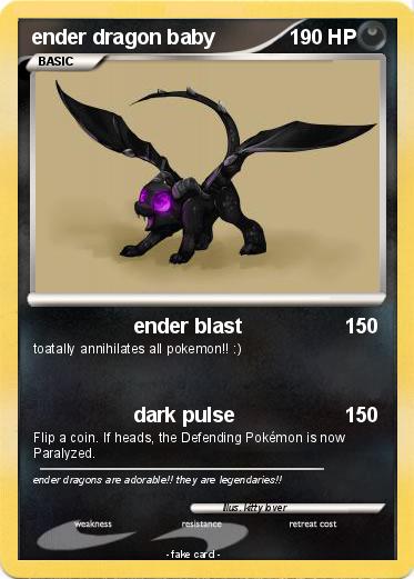 Pokemon ender dragon baby
