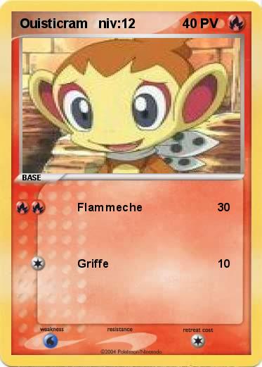Pokemon Ouisticram   niv:12