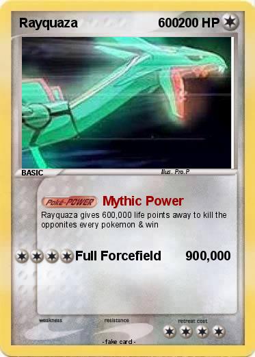 Pokemon Rayquaza                       600