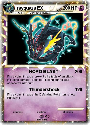 Pokemon rayquaza EX