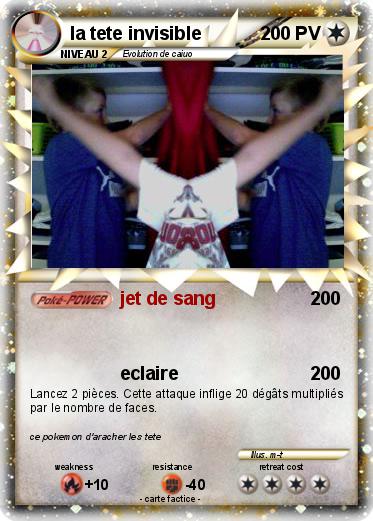 Pokemon la tete invisible