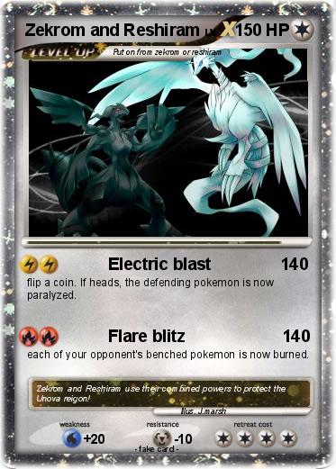 Pokemon Zekrom and Reshiram
