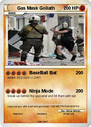 Pokemon Gas Mask Goliath