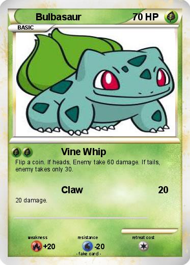 Pokemon Bulbasaur