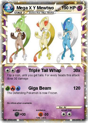 Pokemon Mega X Y Mewtwo
