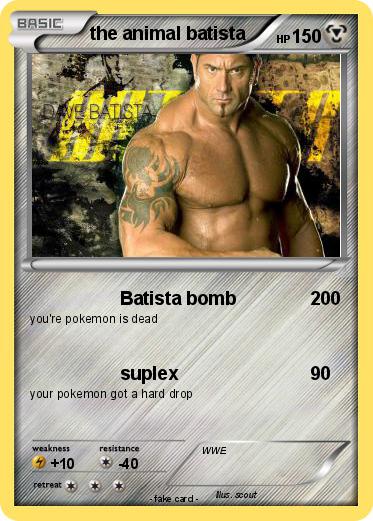 Pokemon the animal batista