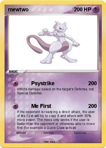 Pokemon mewtwo