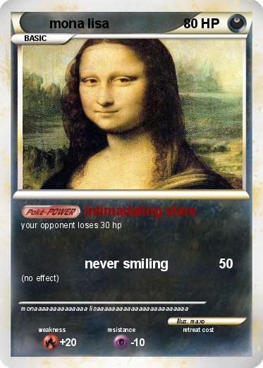 Pokemon mona lisa