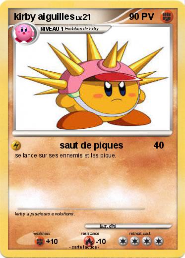 Pokemon kirby aiguilles