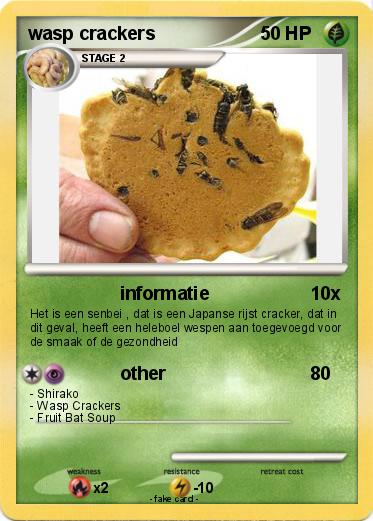 Pokemon wasp crackers
