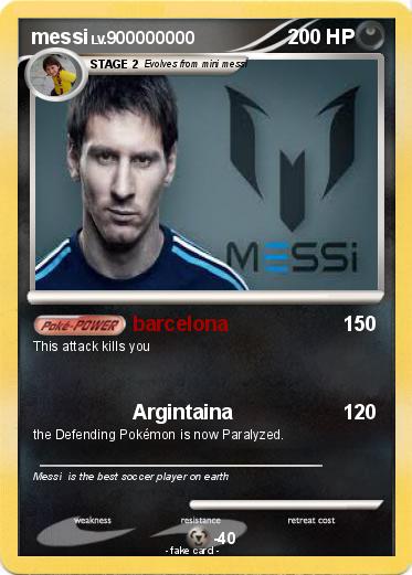 Pokemon messi