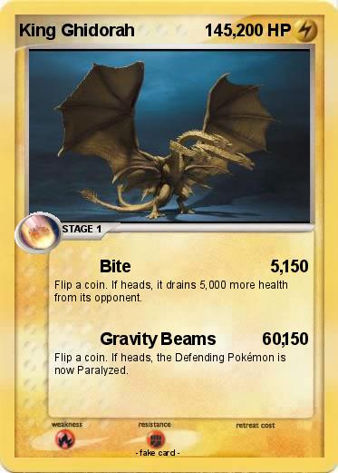 Pokemon King Ghidorah               145,